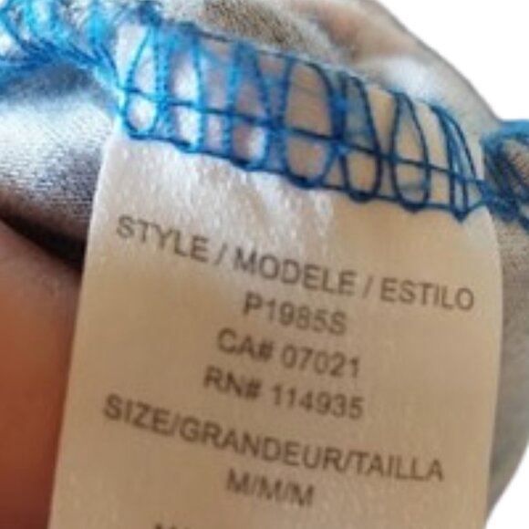 Blue Printed Maxi Skirt Size Medium - Picture 4 of 4